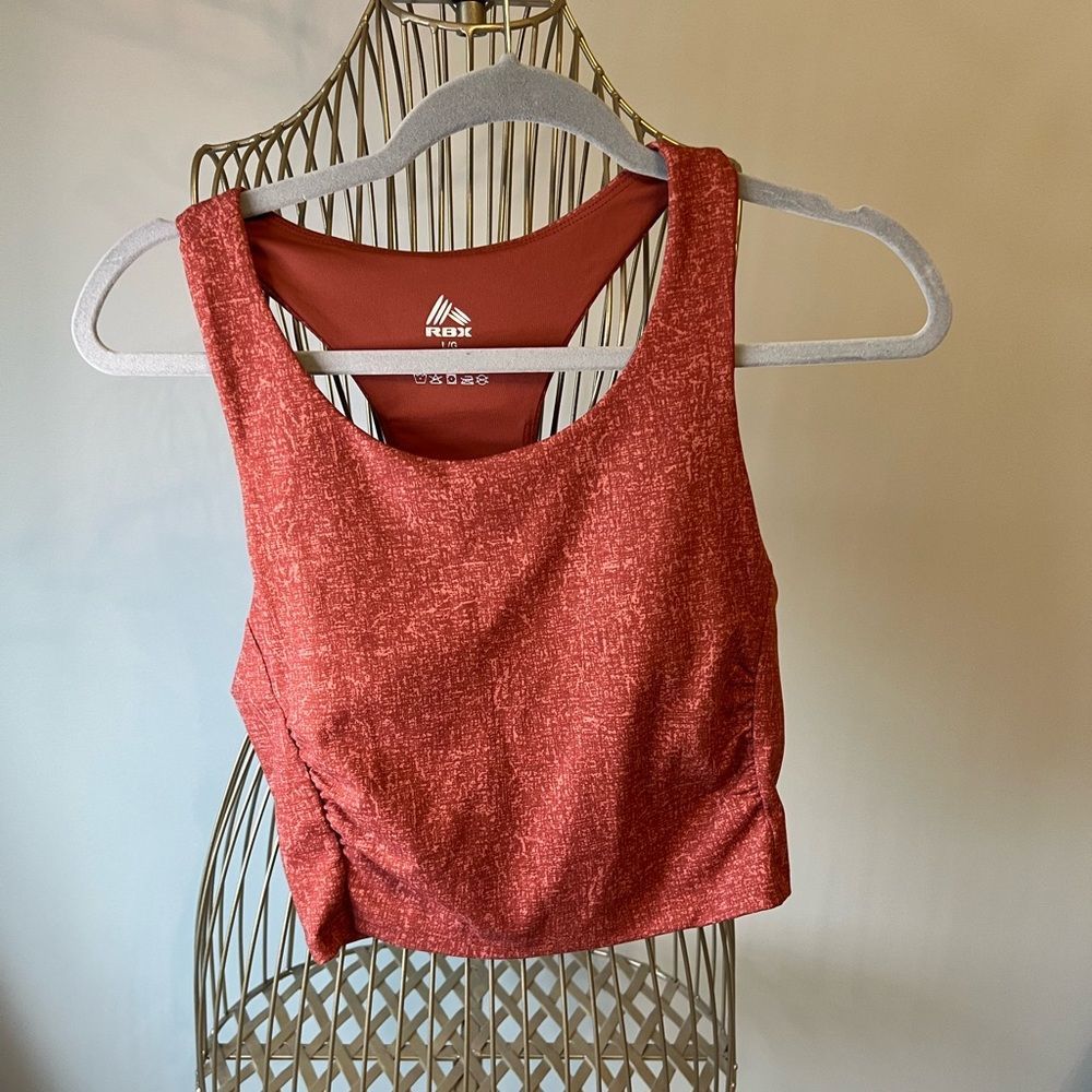 RBX Women's Red Textured Sports Bra Crop Tank❤️❤️❤️